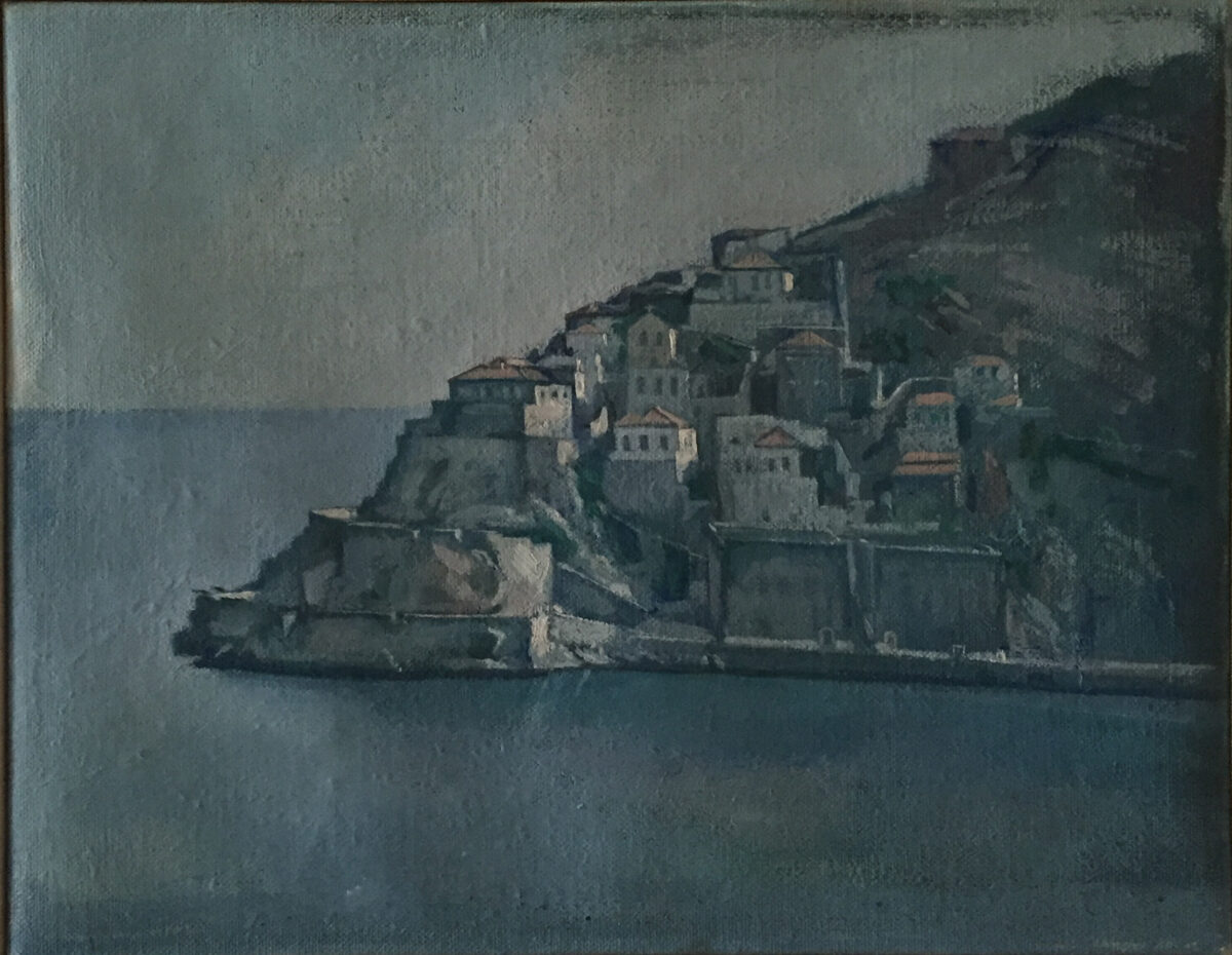 Landscape painting by Lambro Ahlas