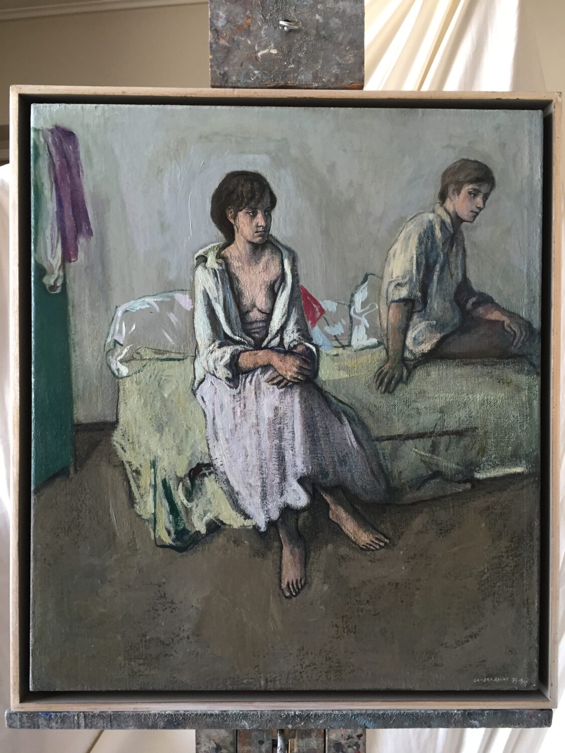 Female Figures — artwork by Lambro Ahlas