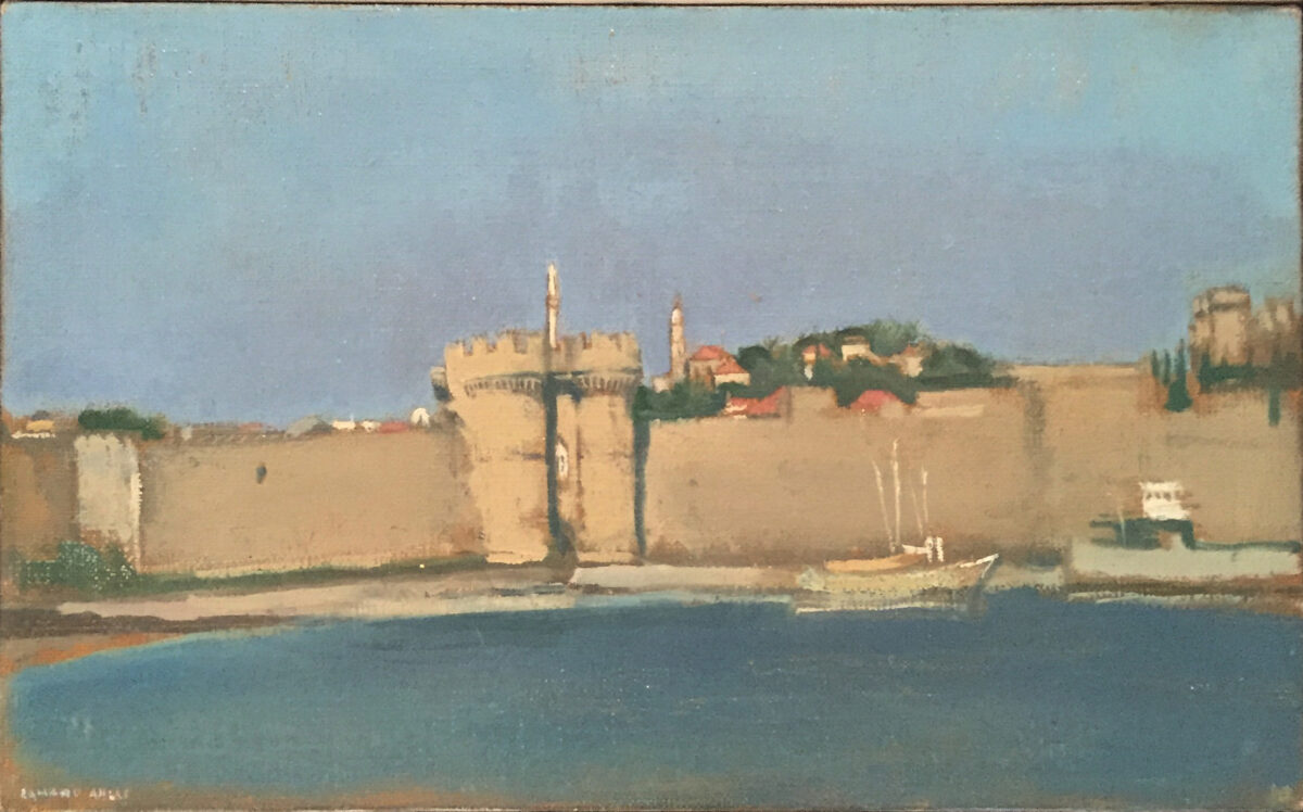 Landscape painting by Lambro Ahlas