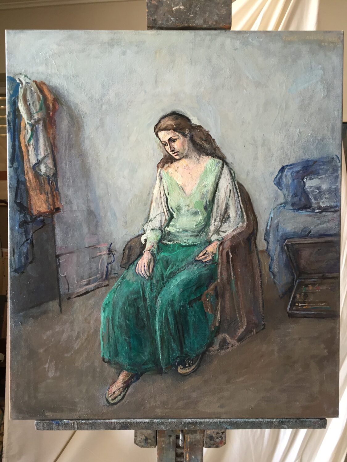 Female Figures — artwork by Lambro Ahlas