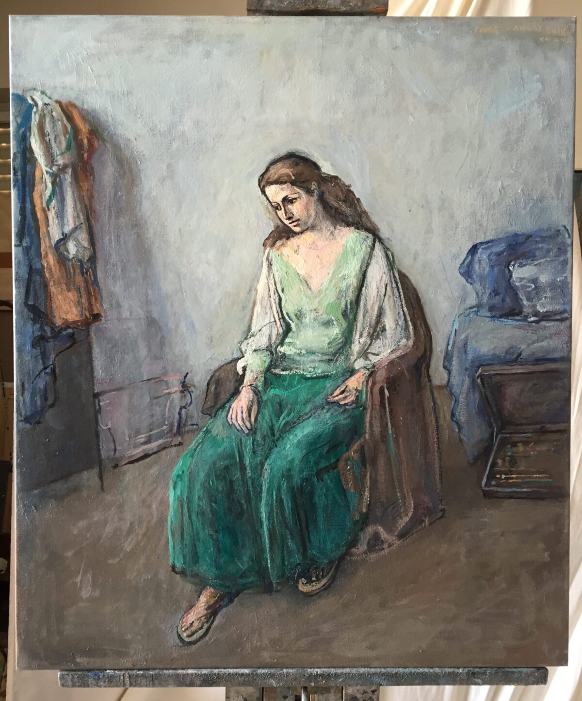 Female Figures — artwork by Lambro Ahlas