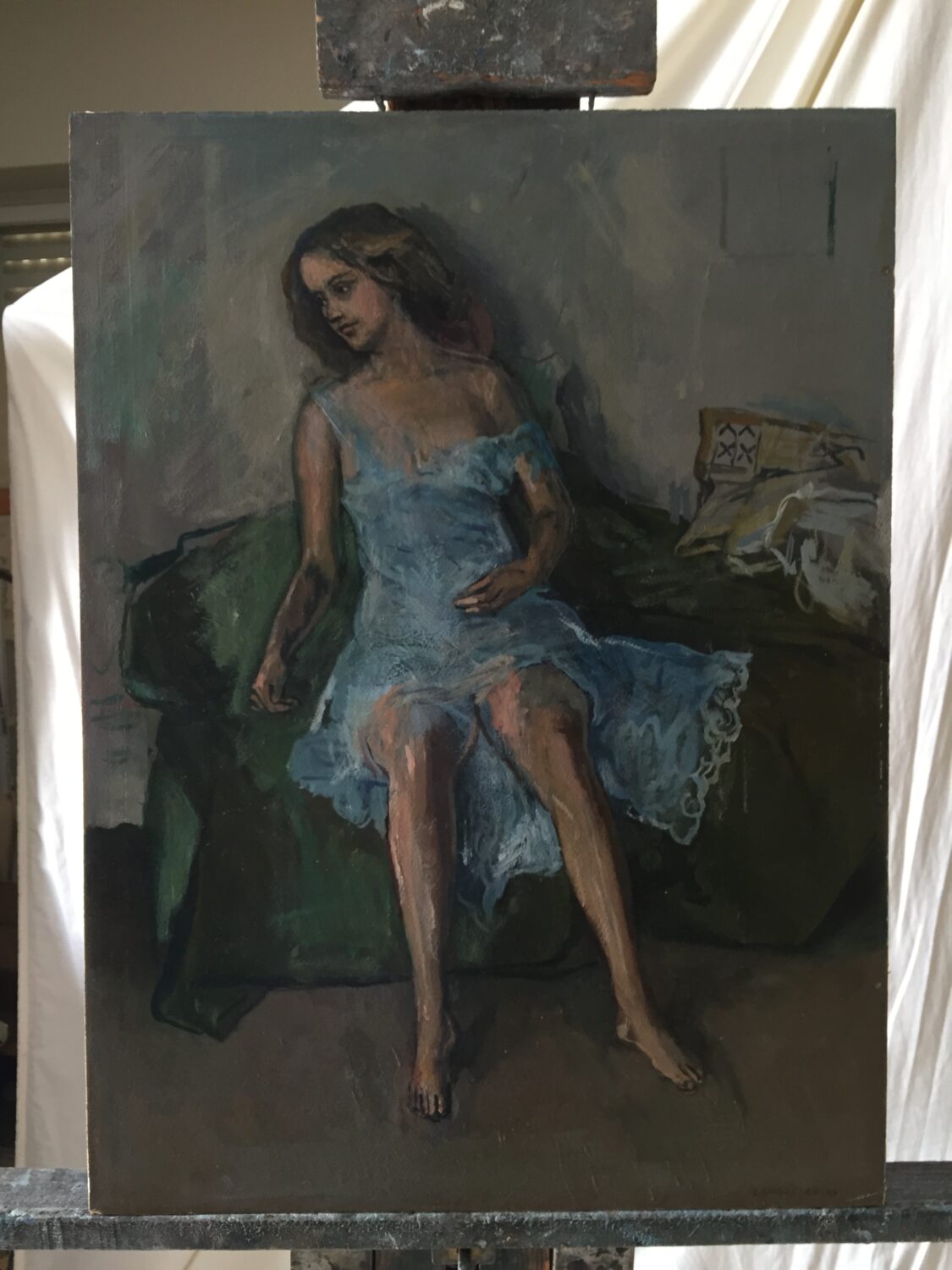 Female Figures — artwork by Lambro Ahlas
