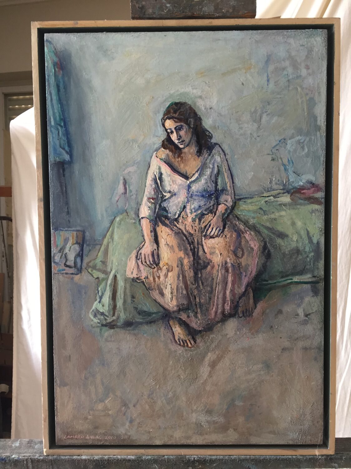 Female Figures — artwork by Lambro Ahlas