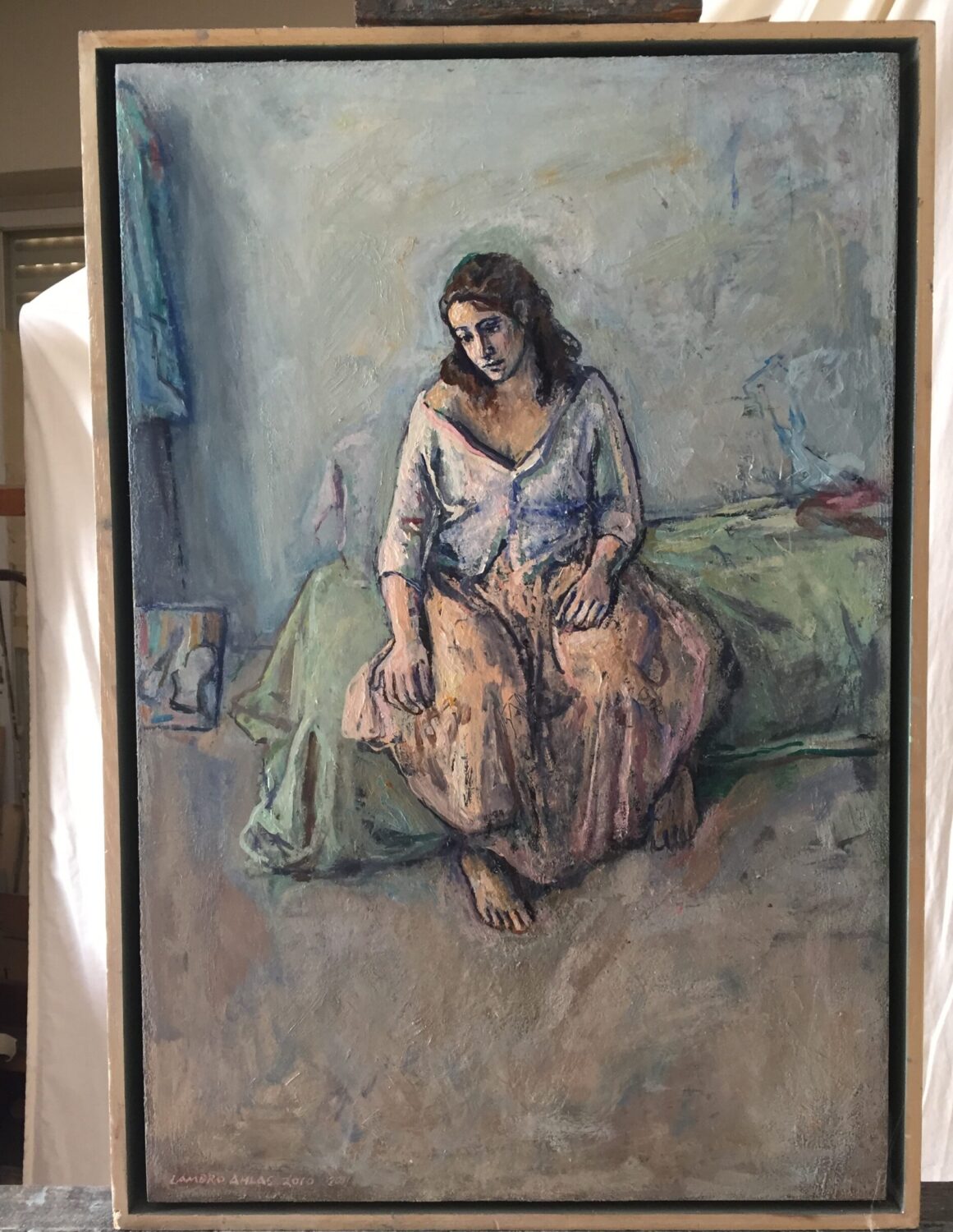 Female Figures — artwork by Lambro Ahlas