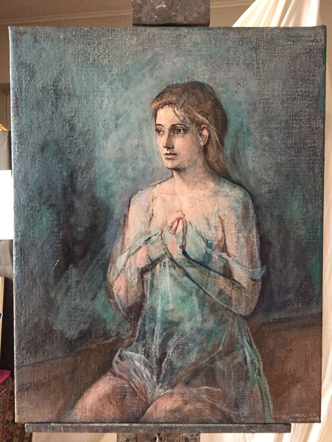 Female Figures — artwork by Lambro Ahlas