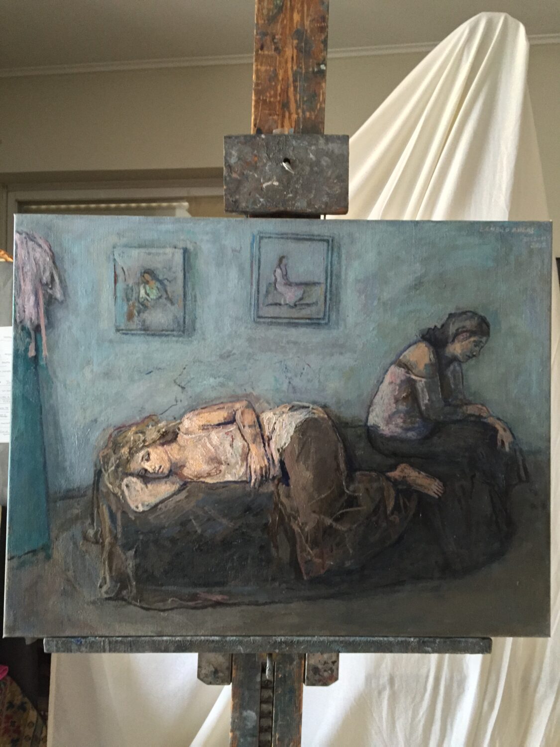 Female Figures — artwork by Lambro Ahlas