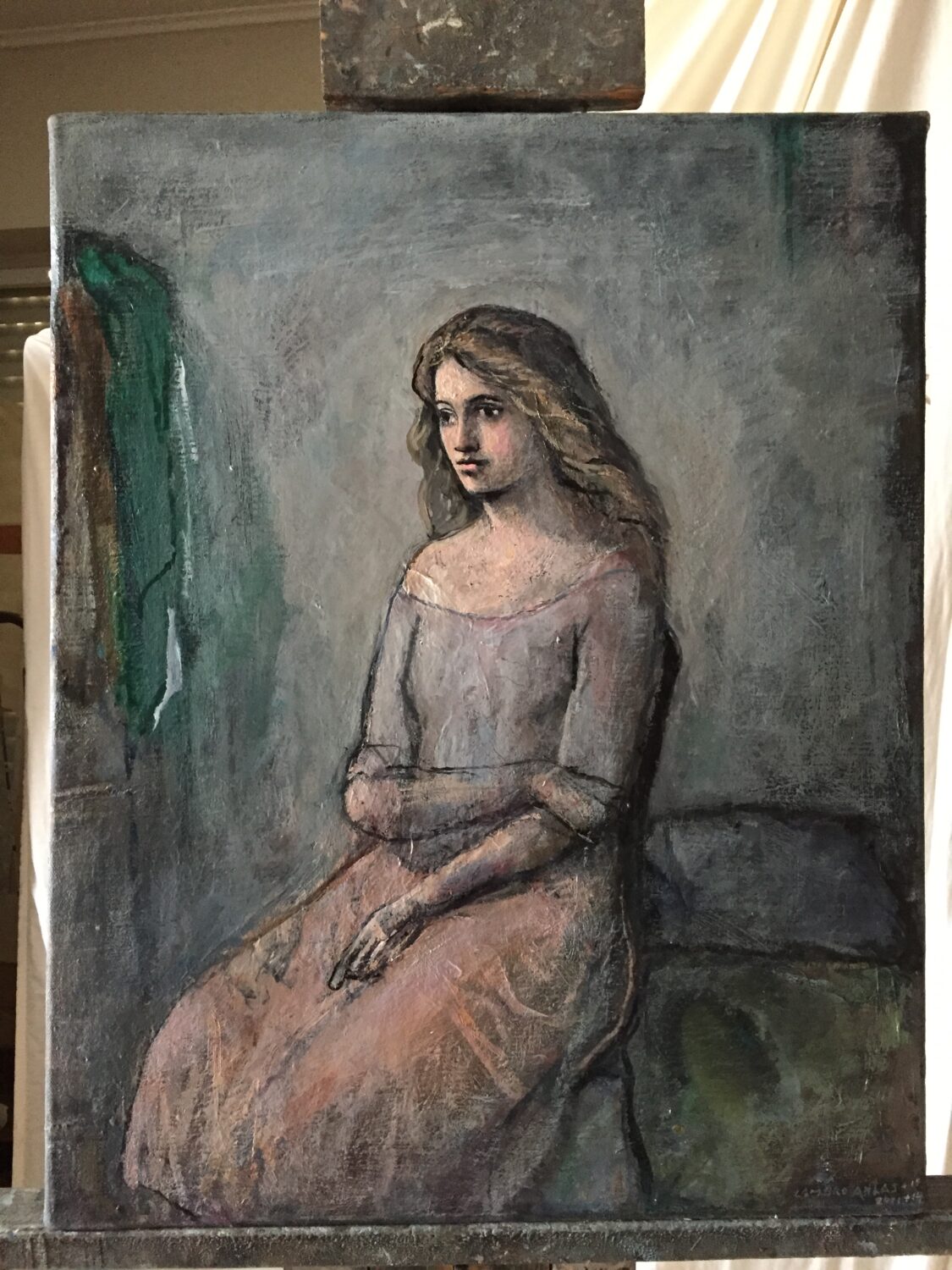 Female Figures — artwork by Lambro Ahlas