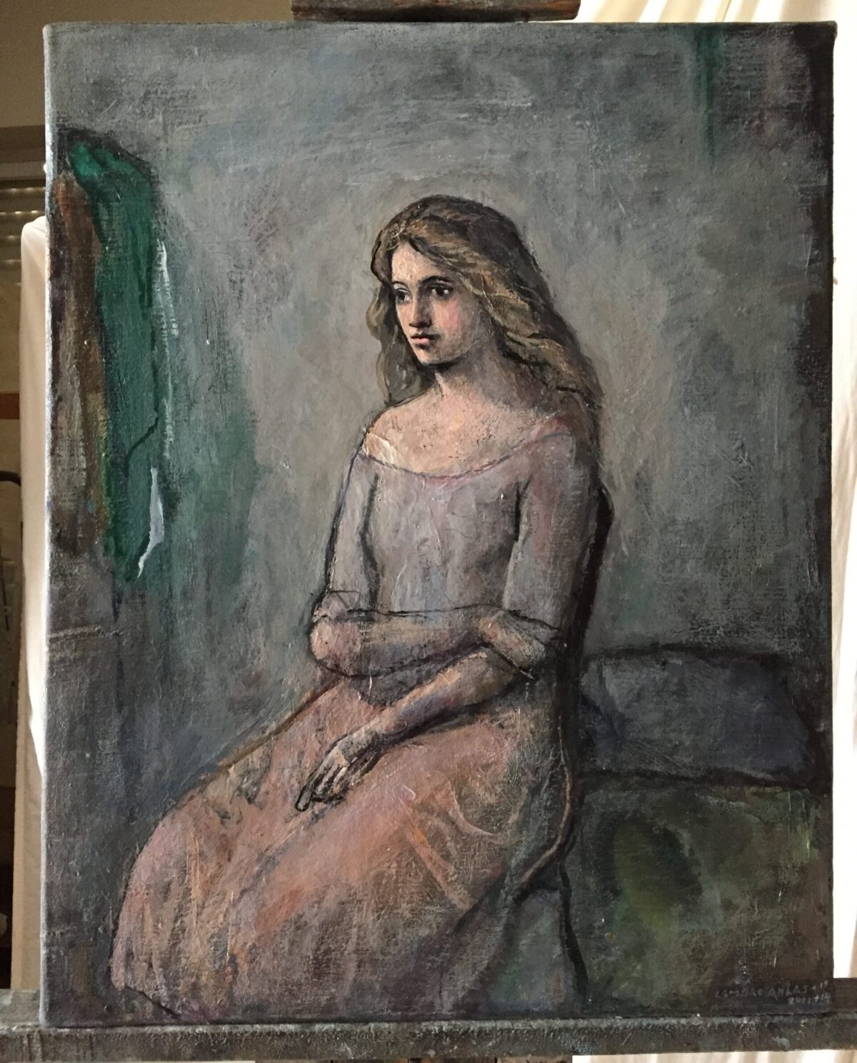 Female Figures — artwork by Lambro Ahlas