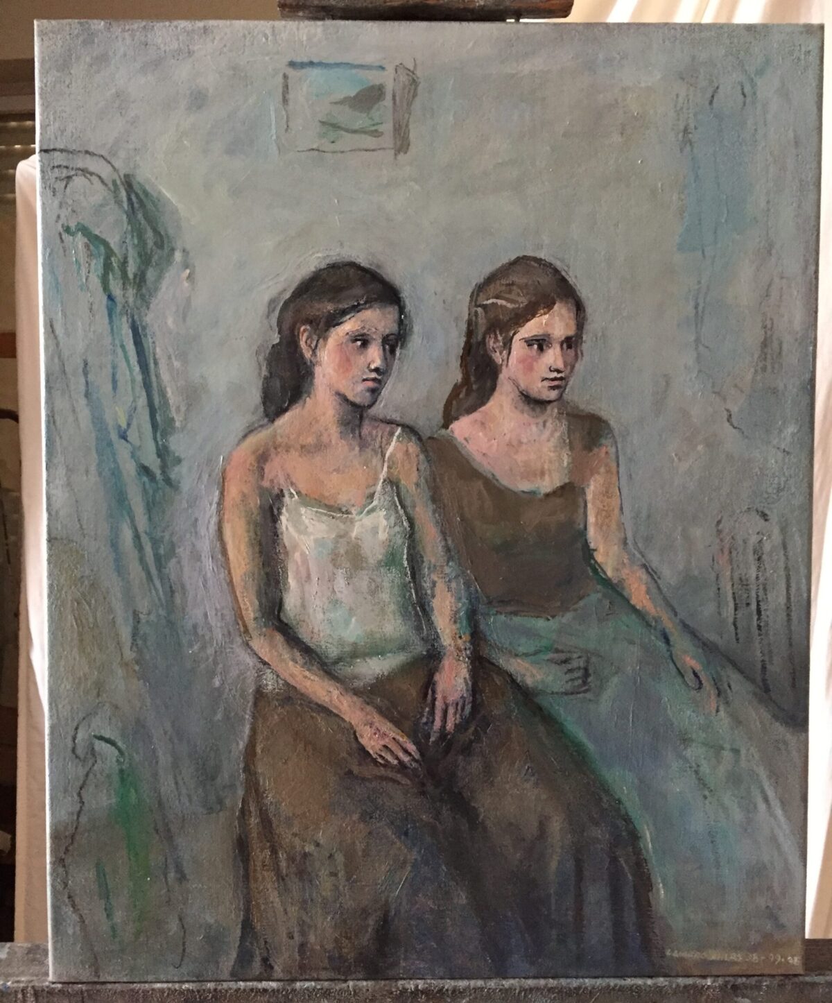 Female Figures — artwork by Lambro Ahlas
