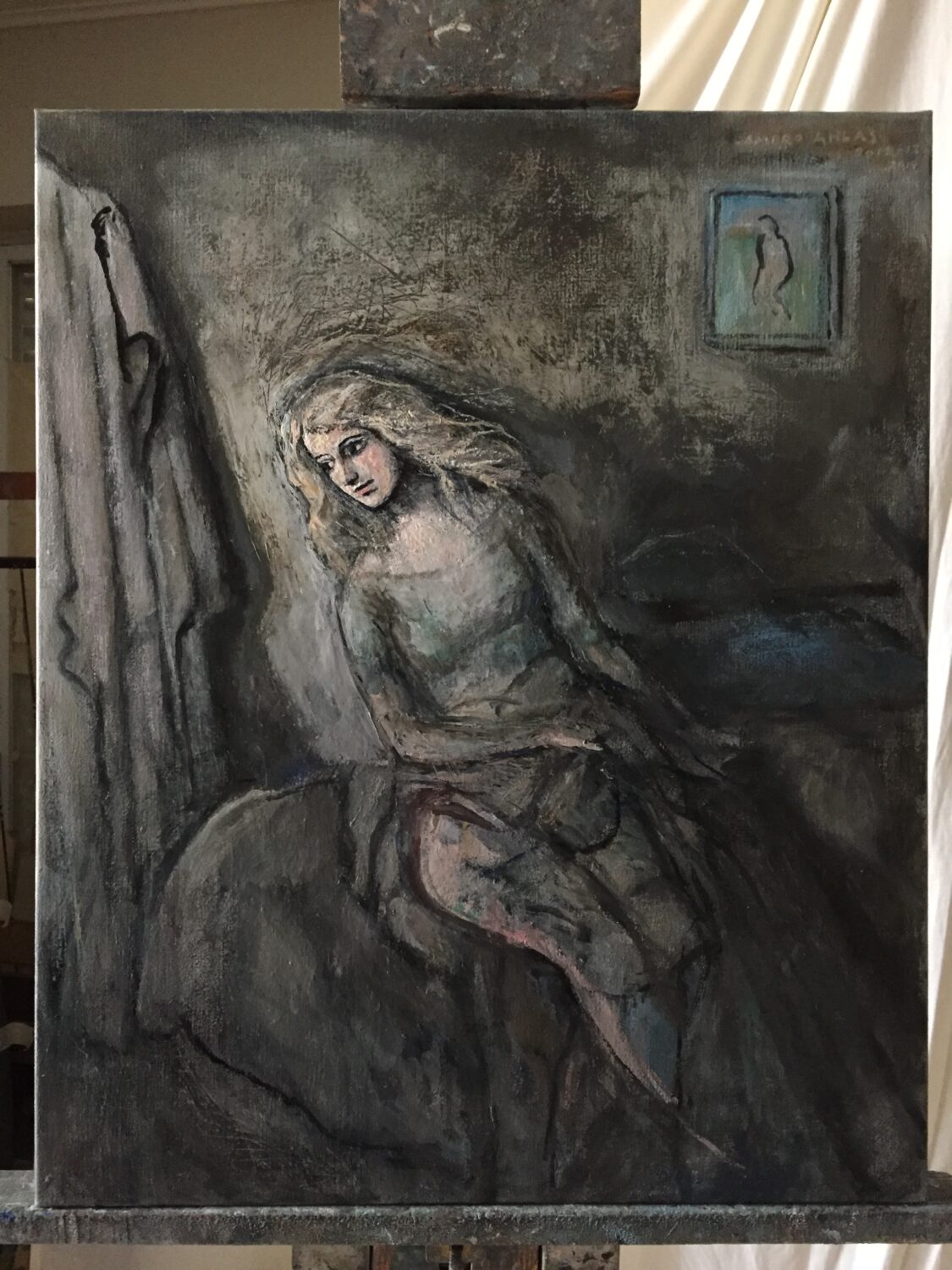 Female Figures — artwork by Lambro Ahlas