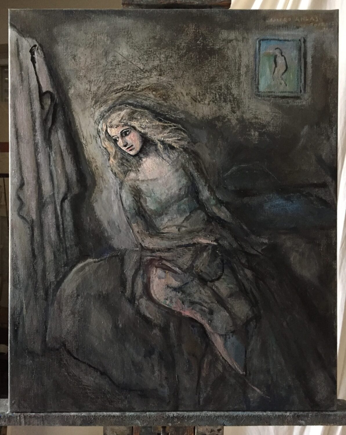 Female Figures — artwork by Lambro Ahlas