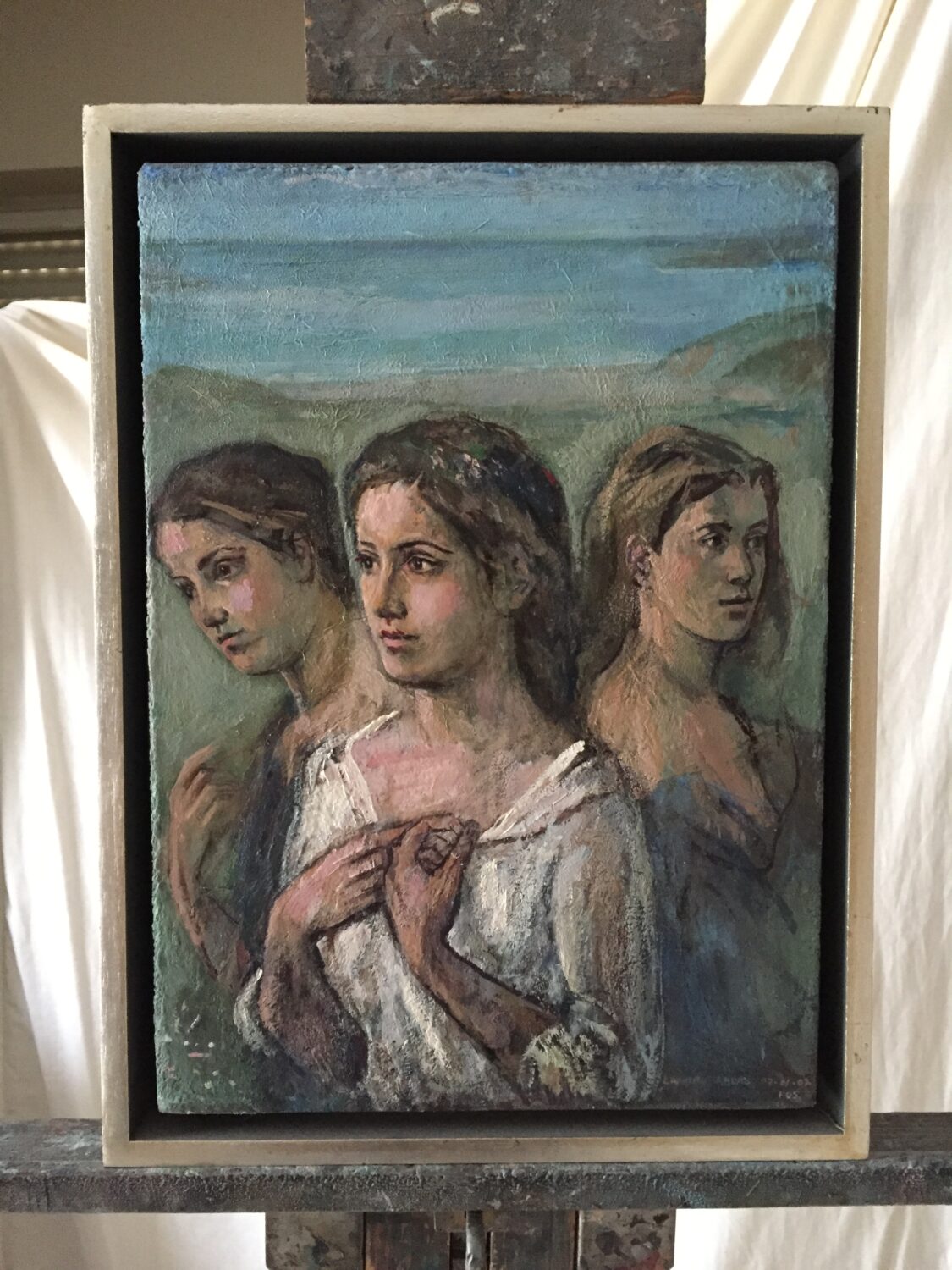 Female Figures — artwork by Lambro Ahlas