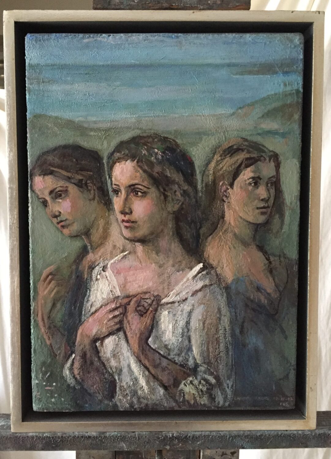 Female Figures — artwork by Lambro Ahlas