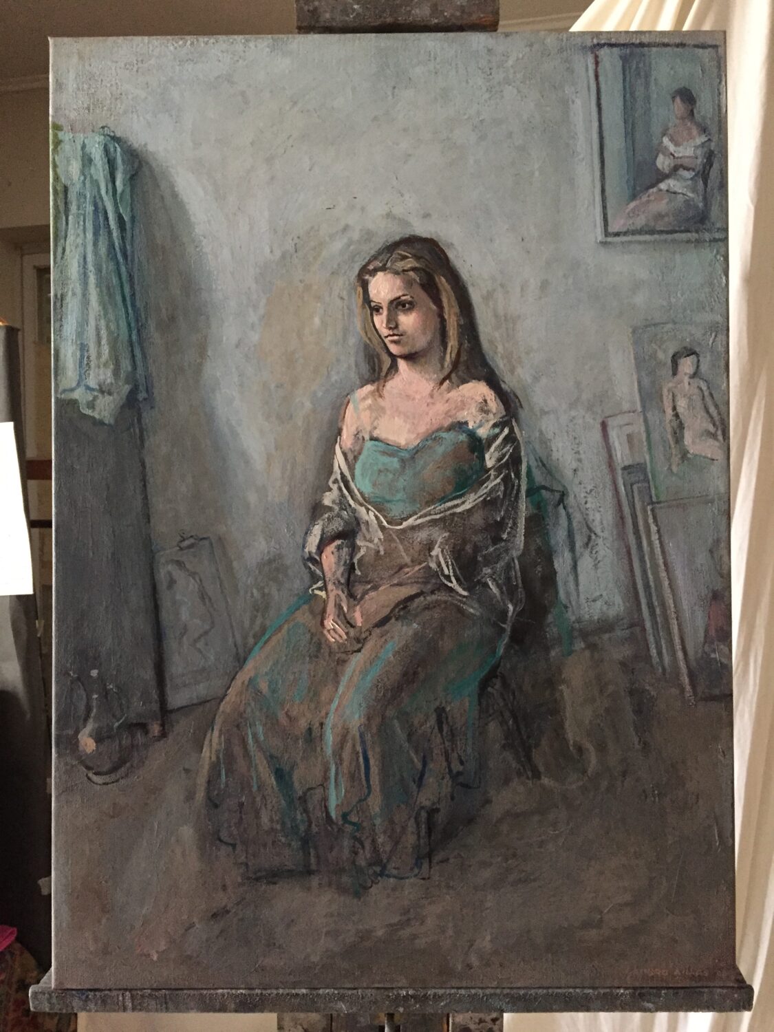 Female Figures — artwork by Lambro Ahlas