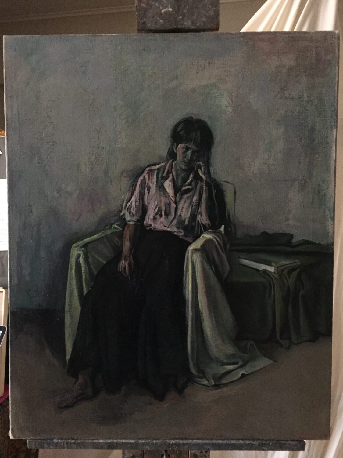 Female Figures — artwork by Lambro Ahlas