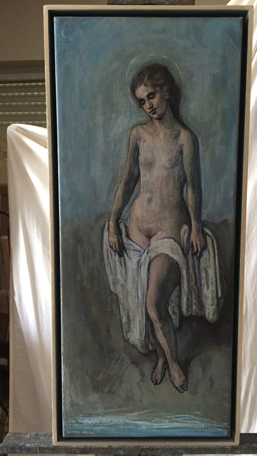 Female Figures — artwork by Lambro Ahlas