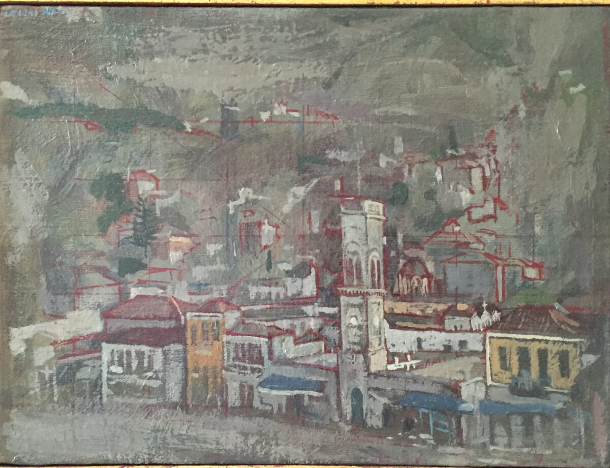 Landscape painting by Lambro Ahlas