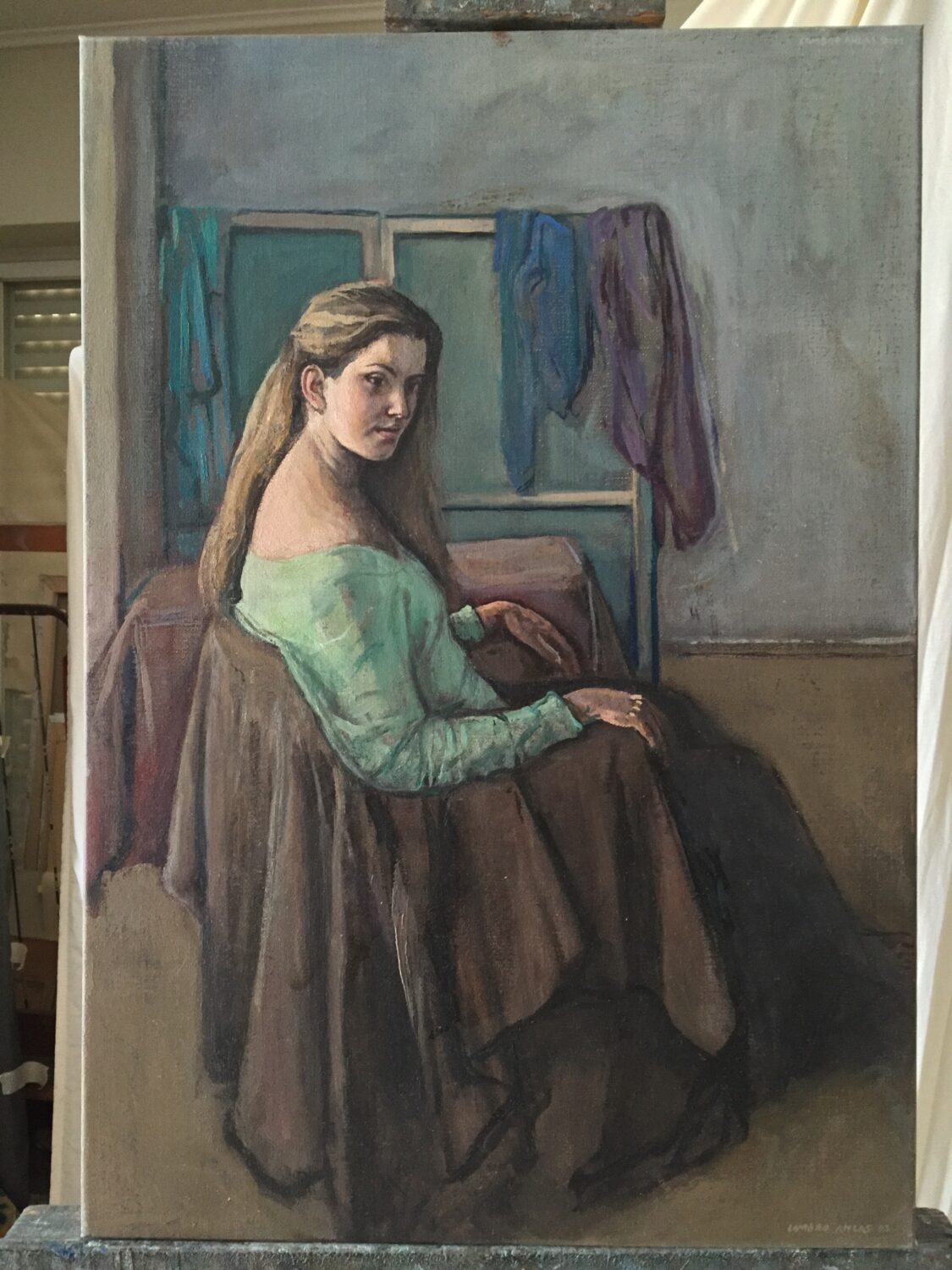 Female Figures — artwork by Lambro Ahlas