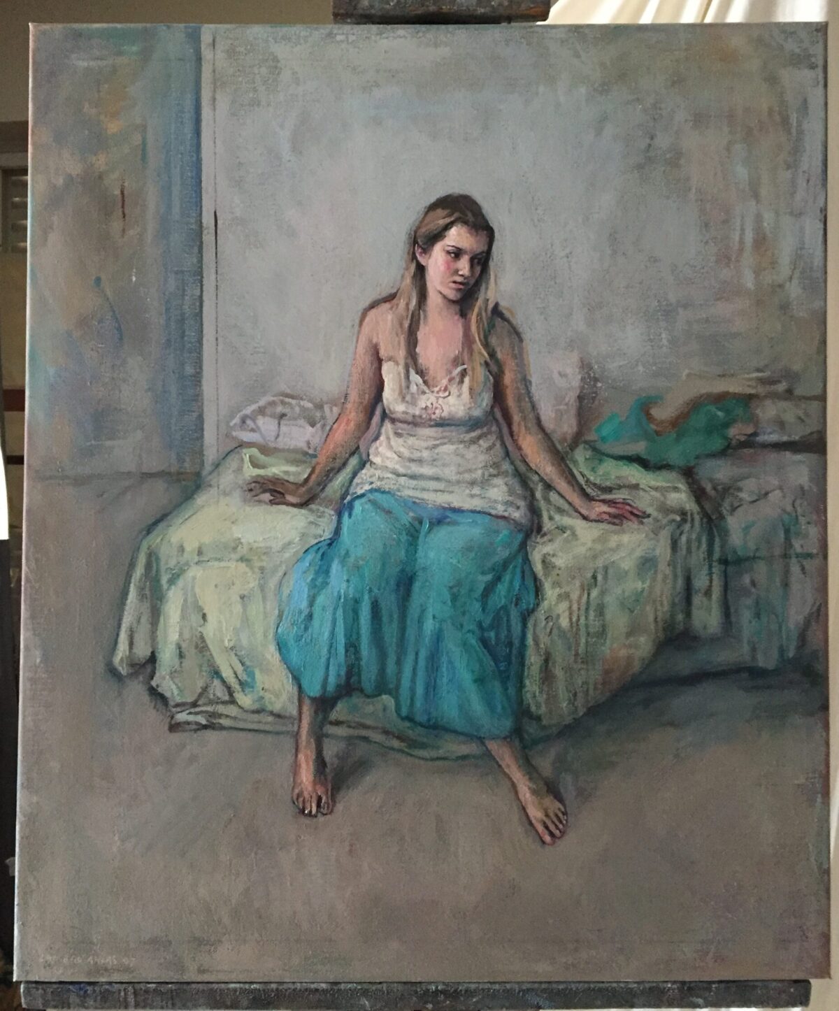 Female Figures — artwork by Lambro Ahlas