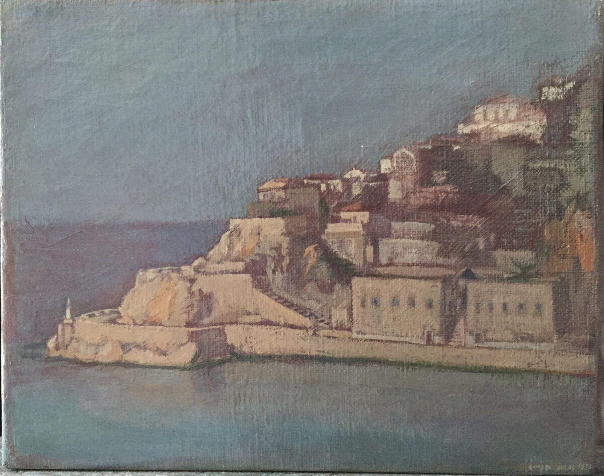 Landscape painting by Lambro Ahlas