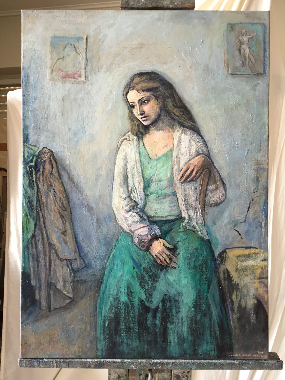 Female Figures — artwork by Lambro Ahlas