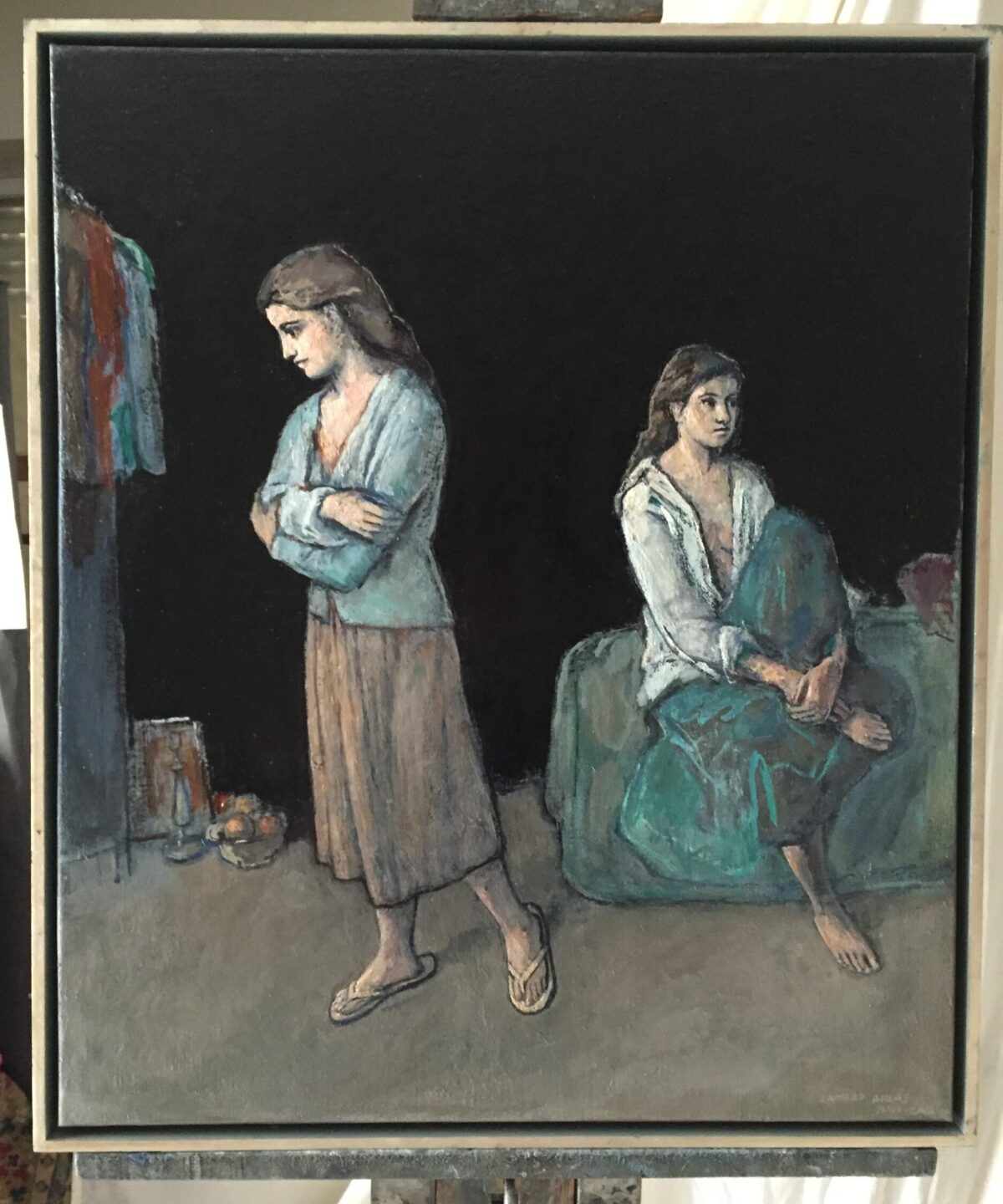 Female Figures — artwork by Lambro Ahlas