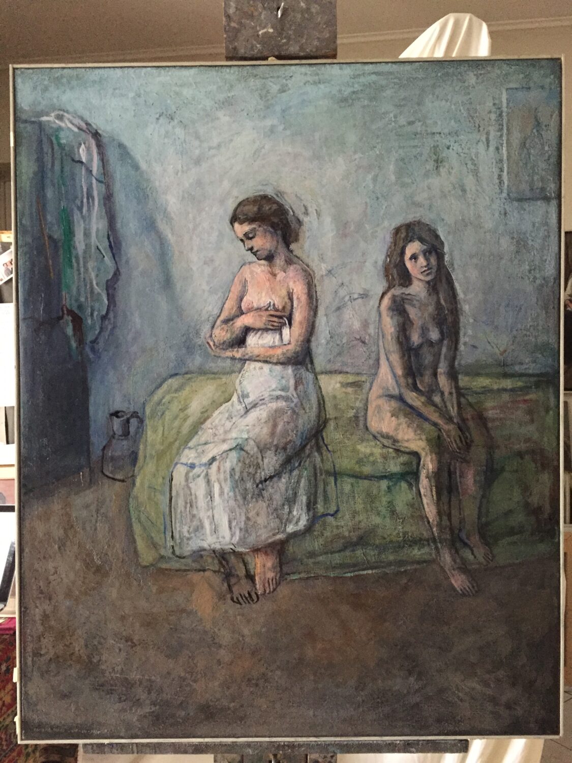 Female Figures — artwork by Lambro Ahlas