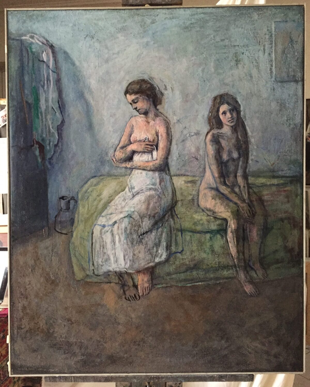 Female Figures — artwork by Lambro Ahlas