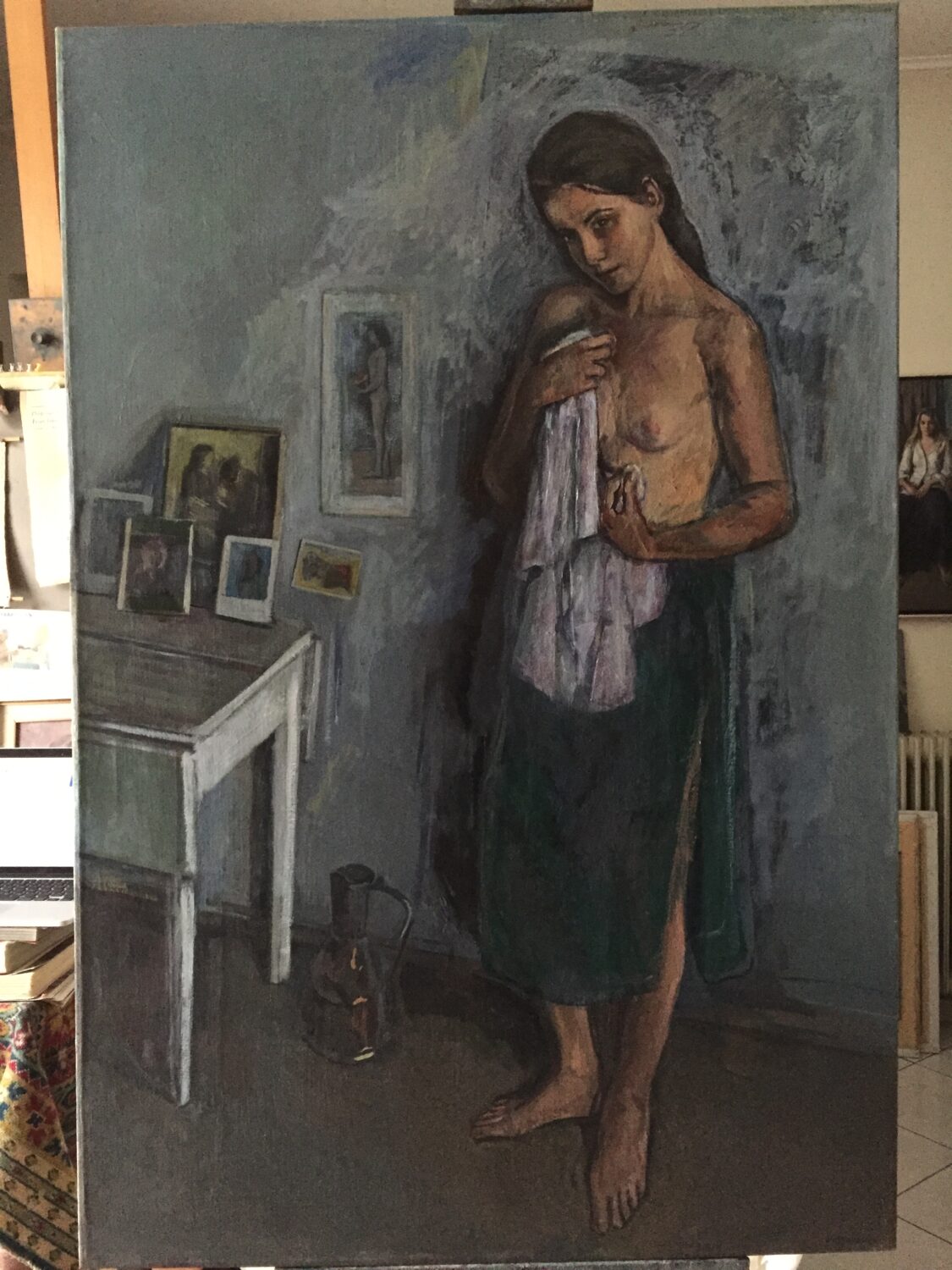 Female Figures — artwork by Lambro Ahlas
