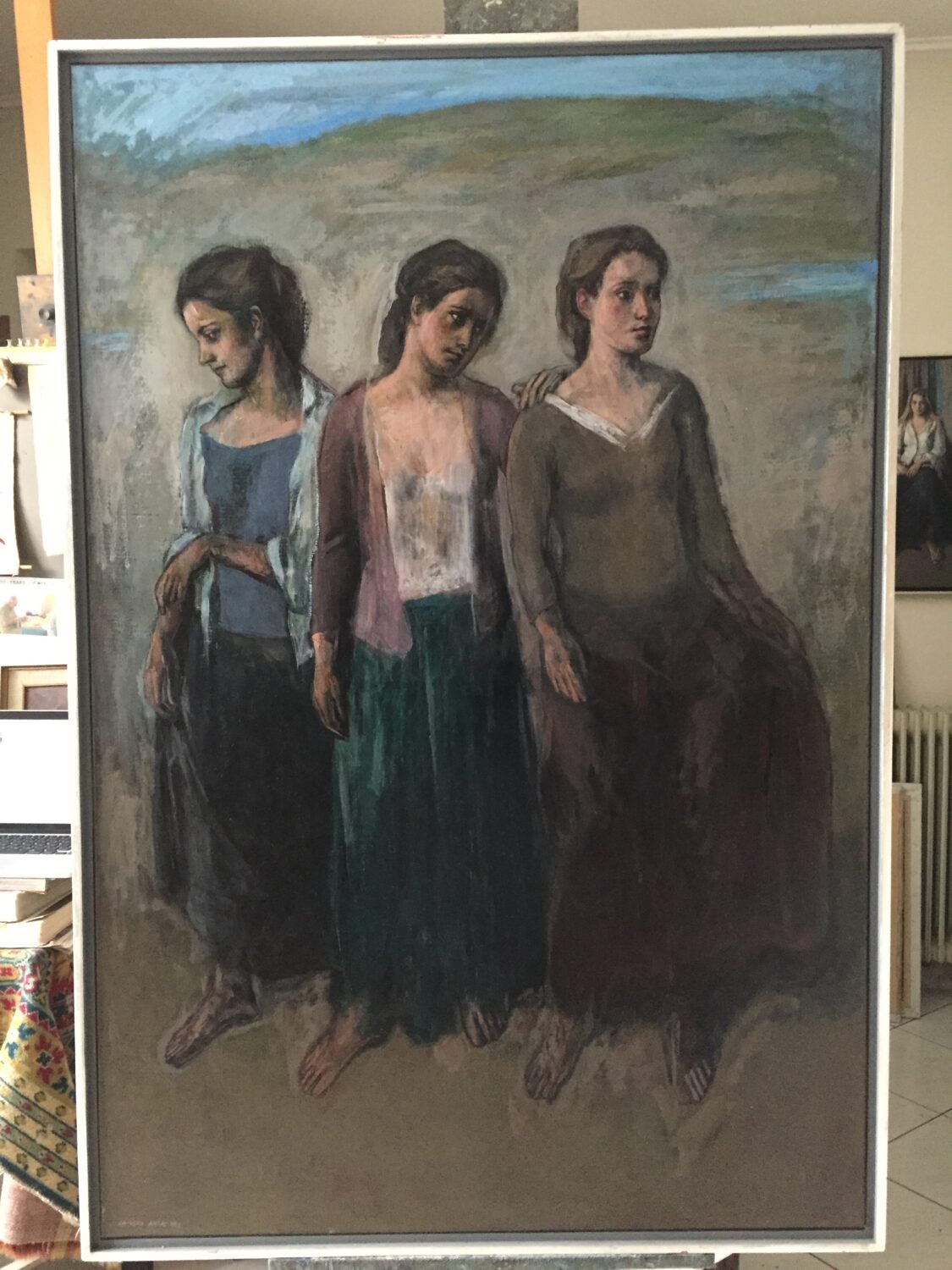 Female Figures — artwork by Lambro Ahlas