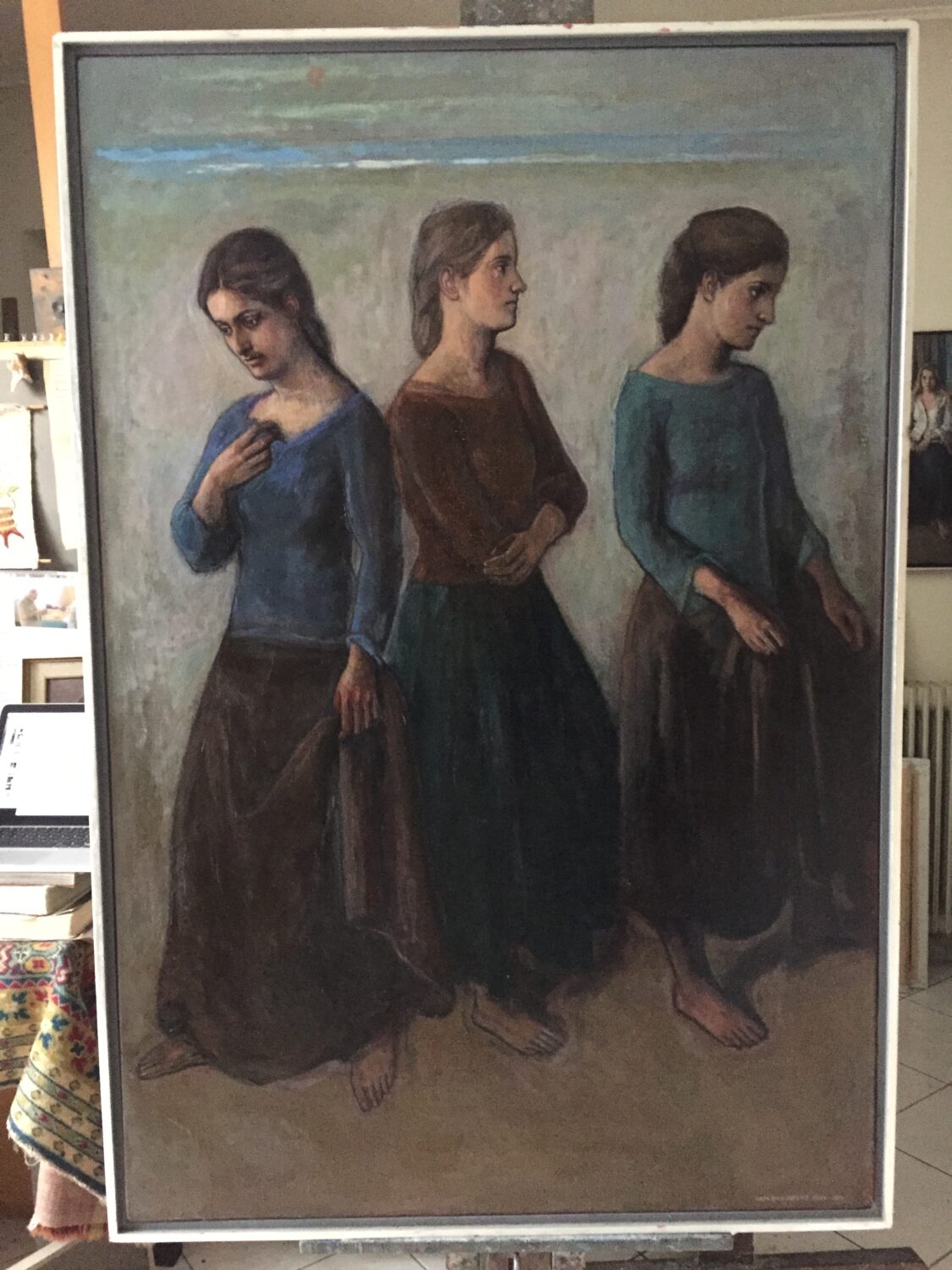 Female Figures — artwork by Lambro Ahlas