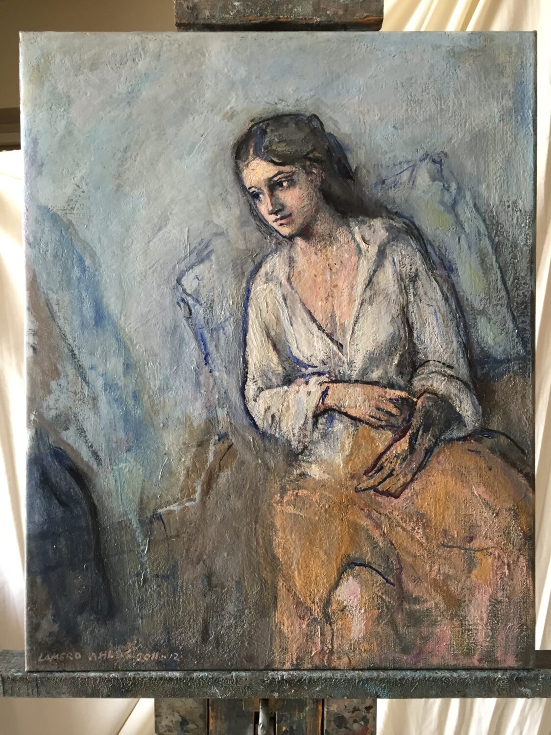 Female Figures — artwork by Lambro Ahlas