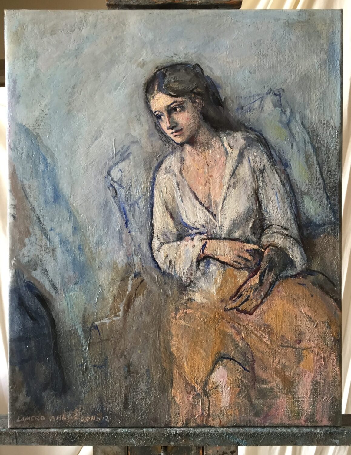 Female Figures — artwork by Lambro Ahlas