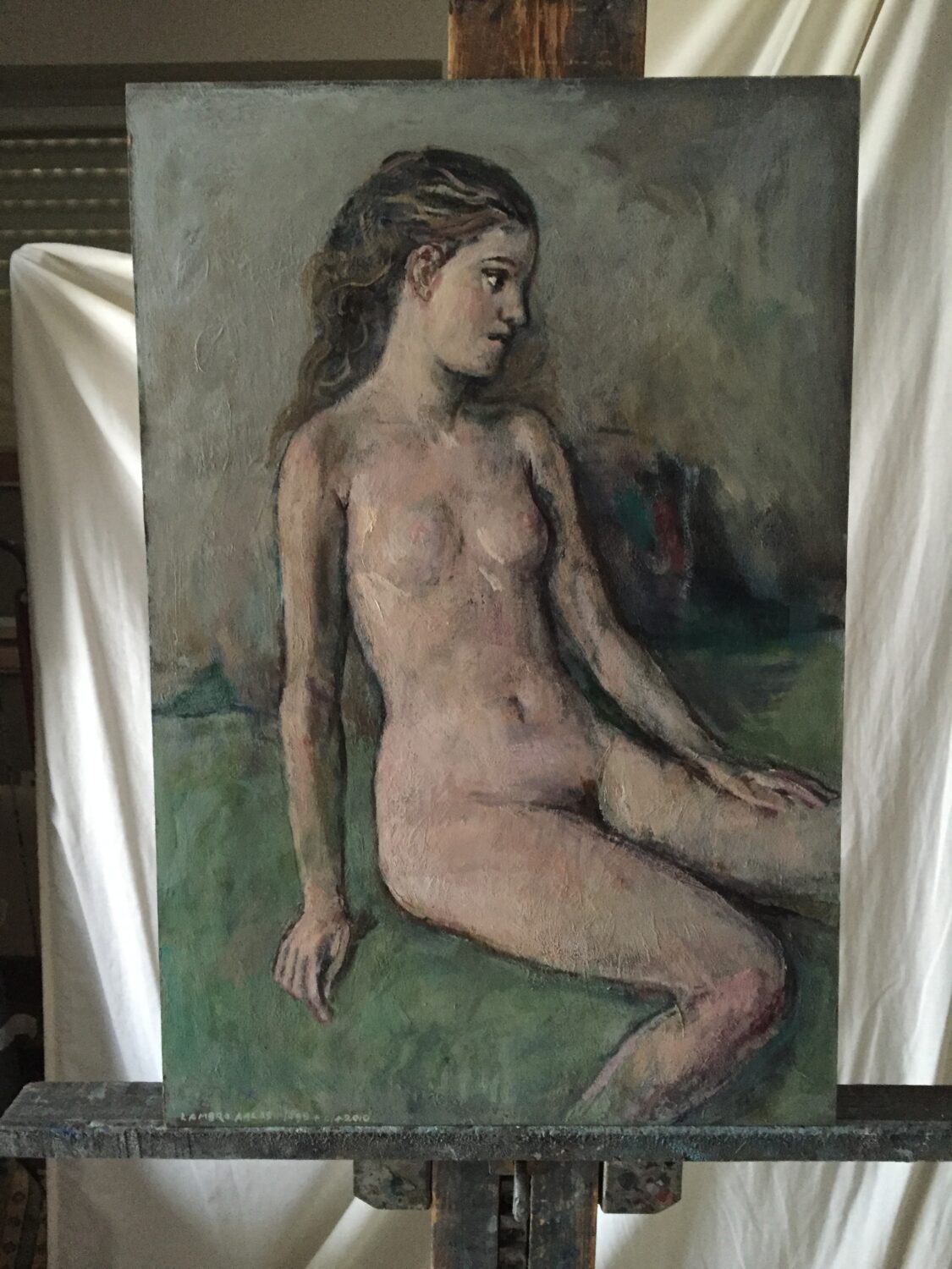 Female Figures — artwork by Lambro Ahlas