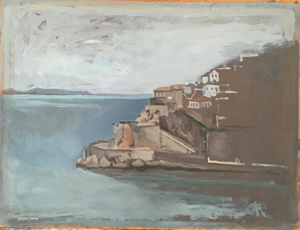 Landscape painting by Lambro Ahlas