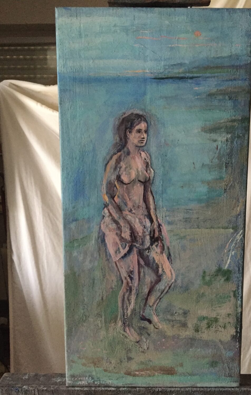 Female Figures — artwork by Lambro Ahlas