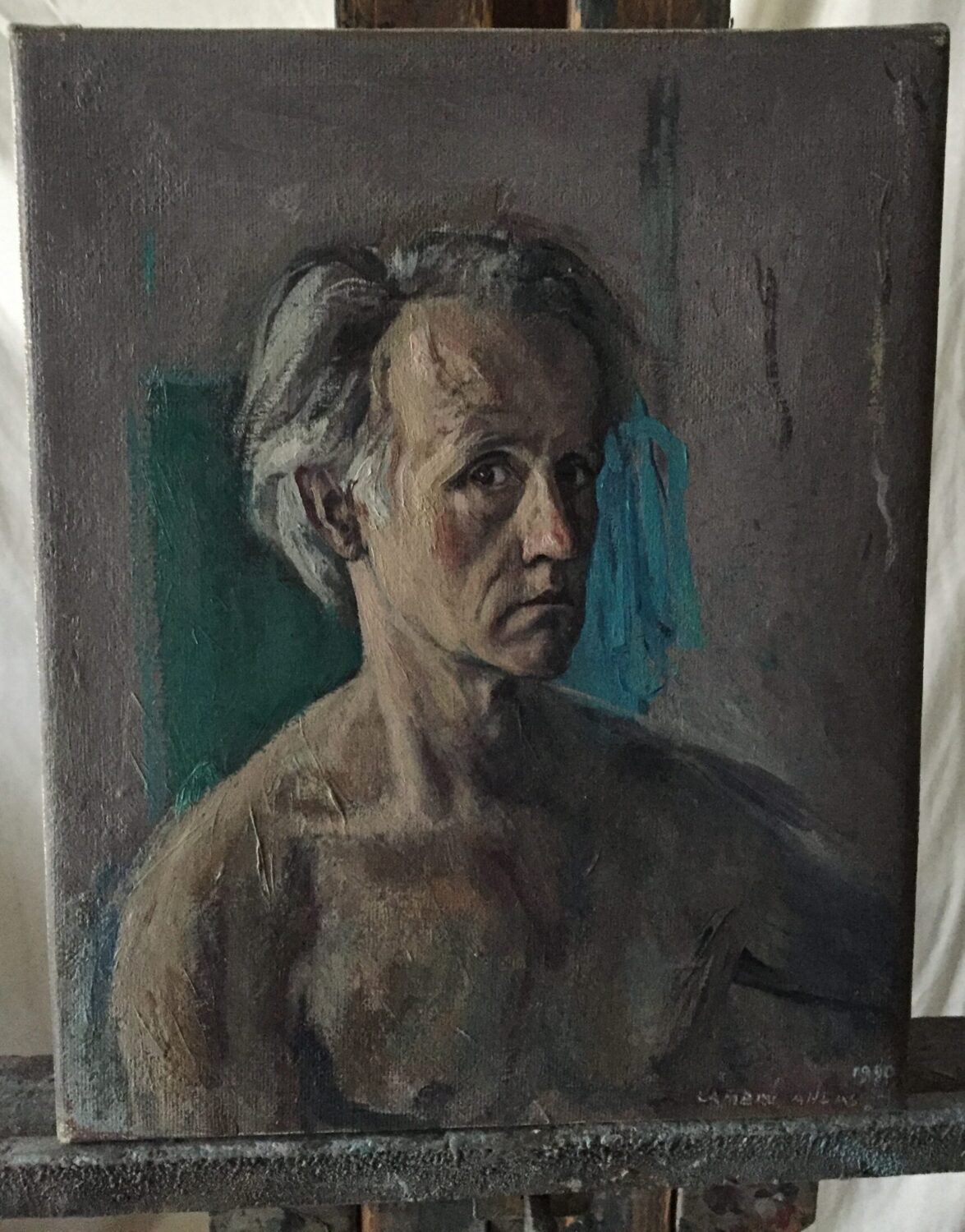 Male portrait by Lambro Ahlas