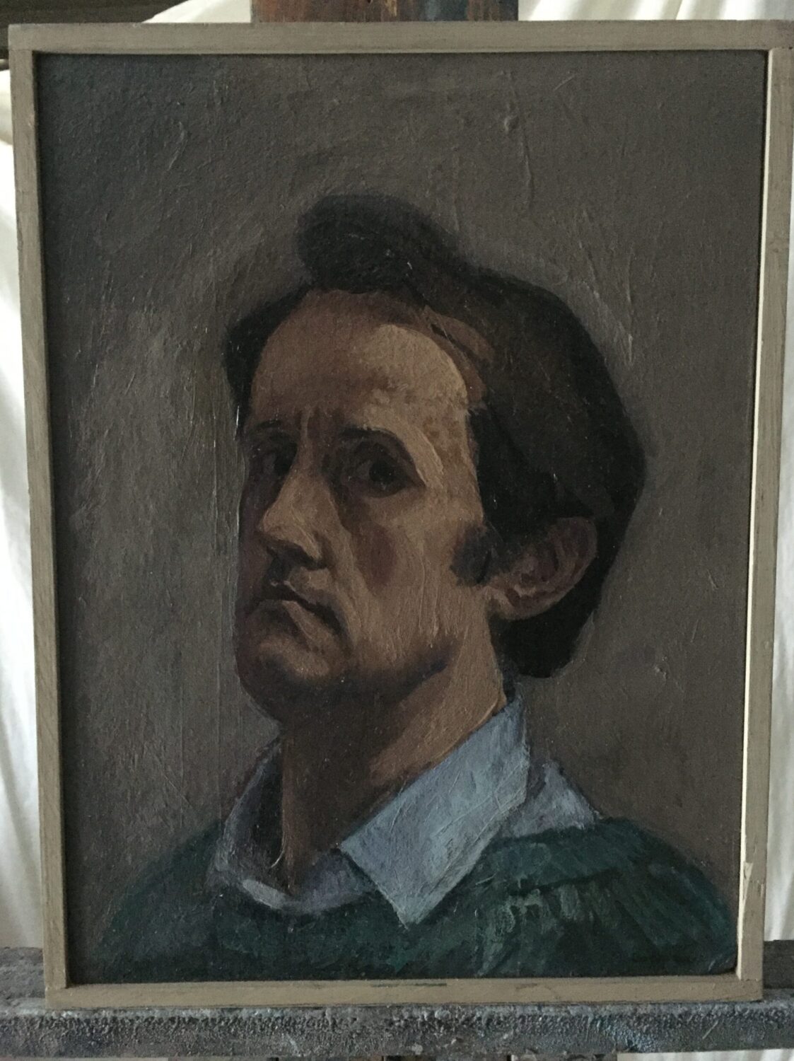 Male portrait by Lambro Ahlas