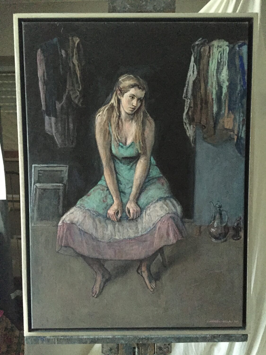 Female Figures — artwork by Lambro Ahlas