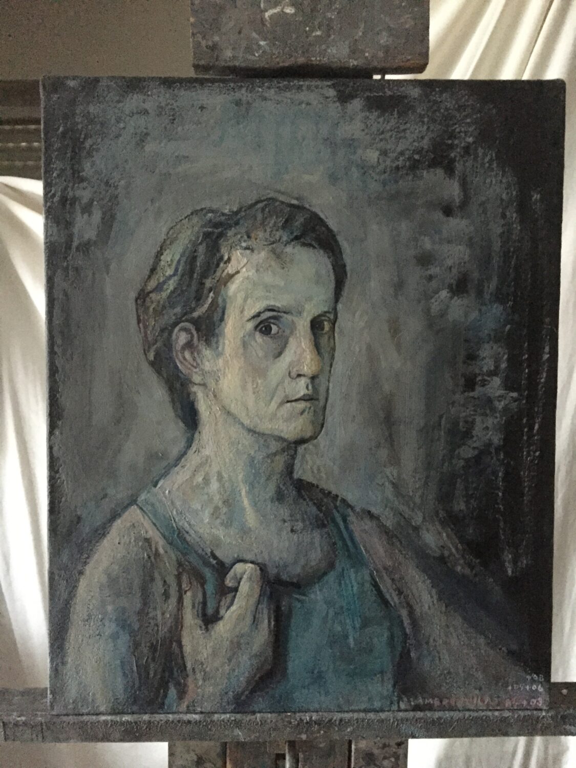 Male portrait by Lambro Ahlas