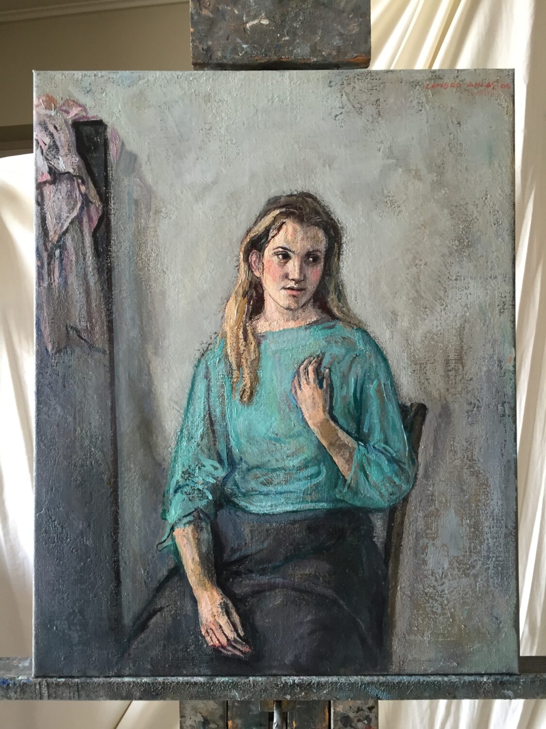 Female Figures — artwork by Lambro Ahlas