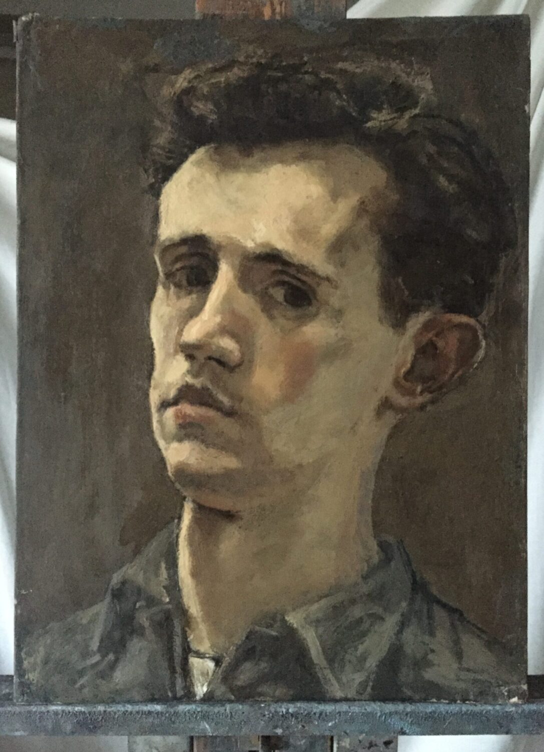 Male portrait by Lambro Ahlas