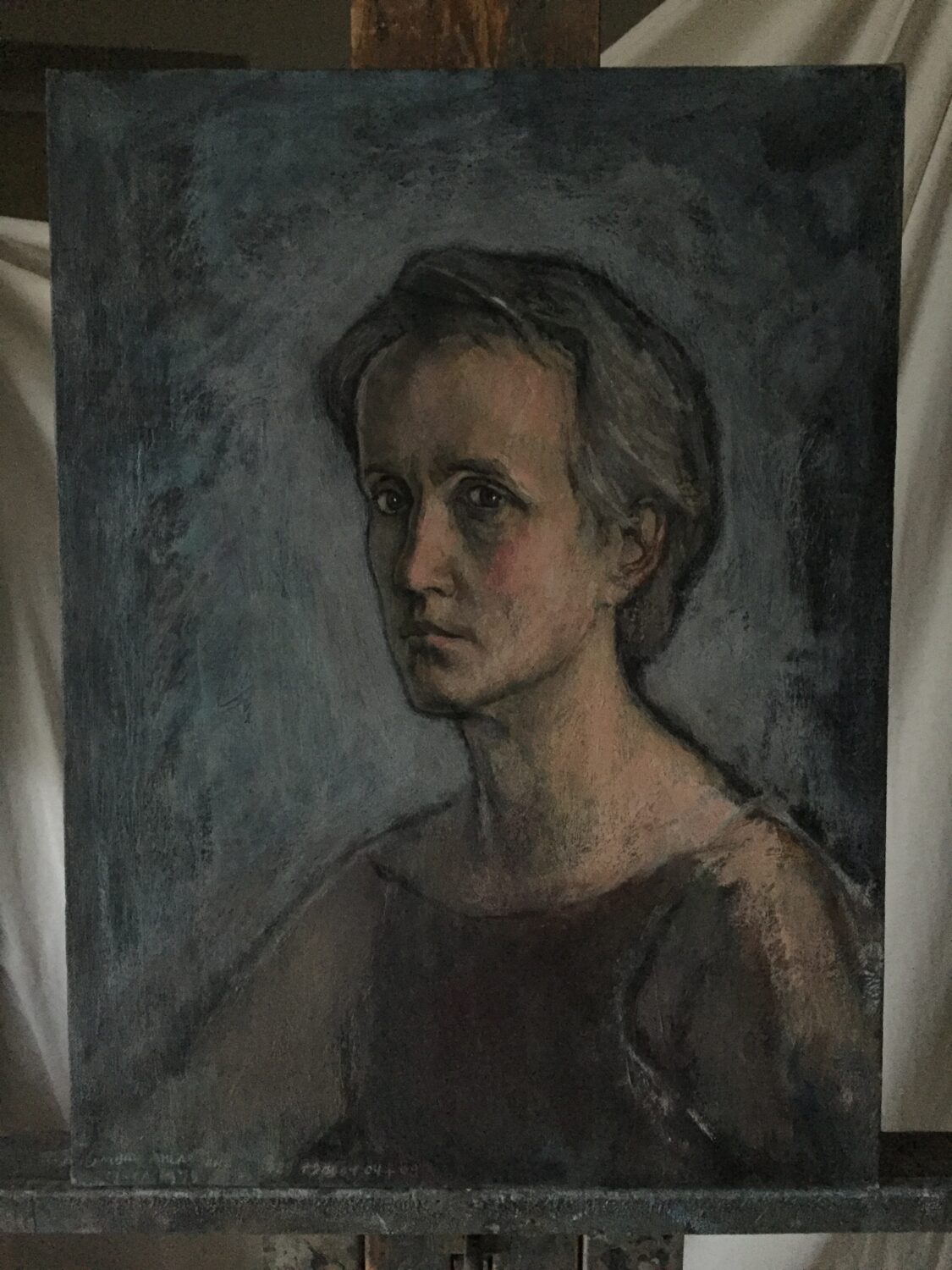 Male portrait by Lambro Ahlas