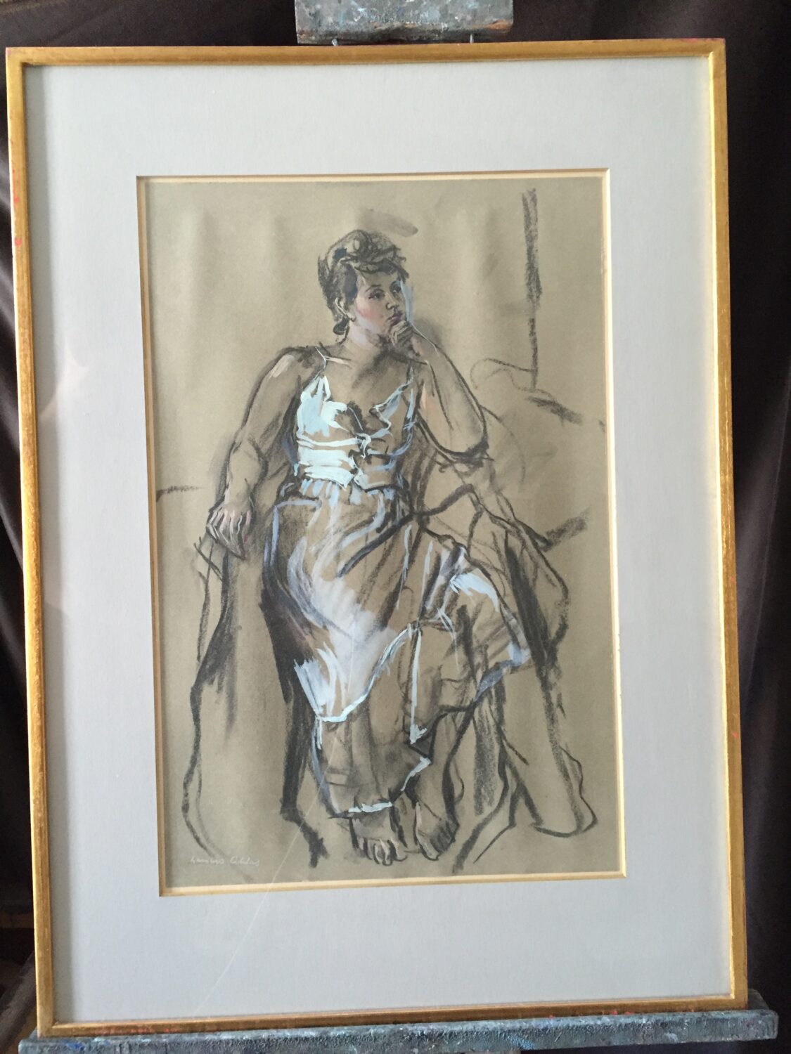 Female Figures — artwork by Lambro Ahlas