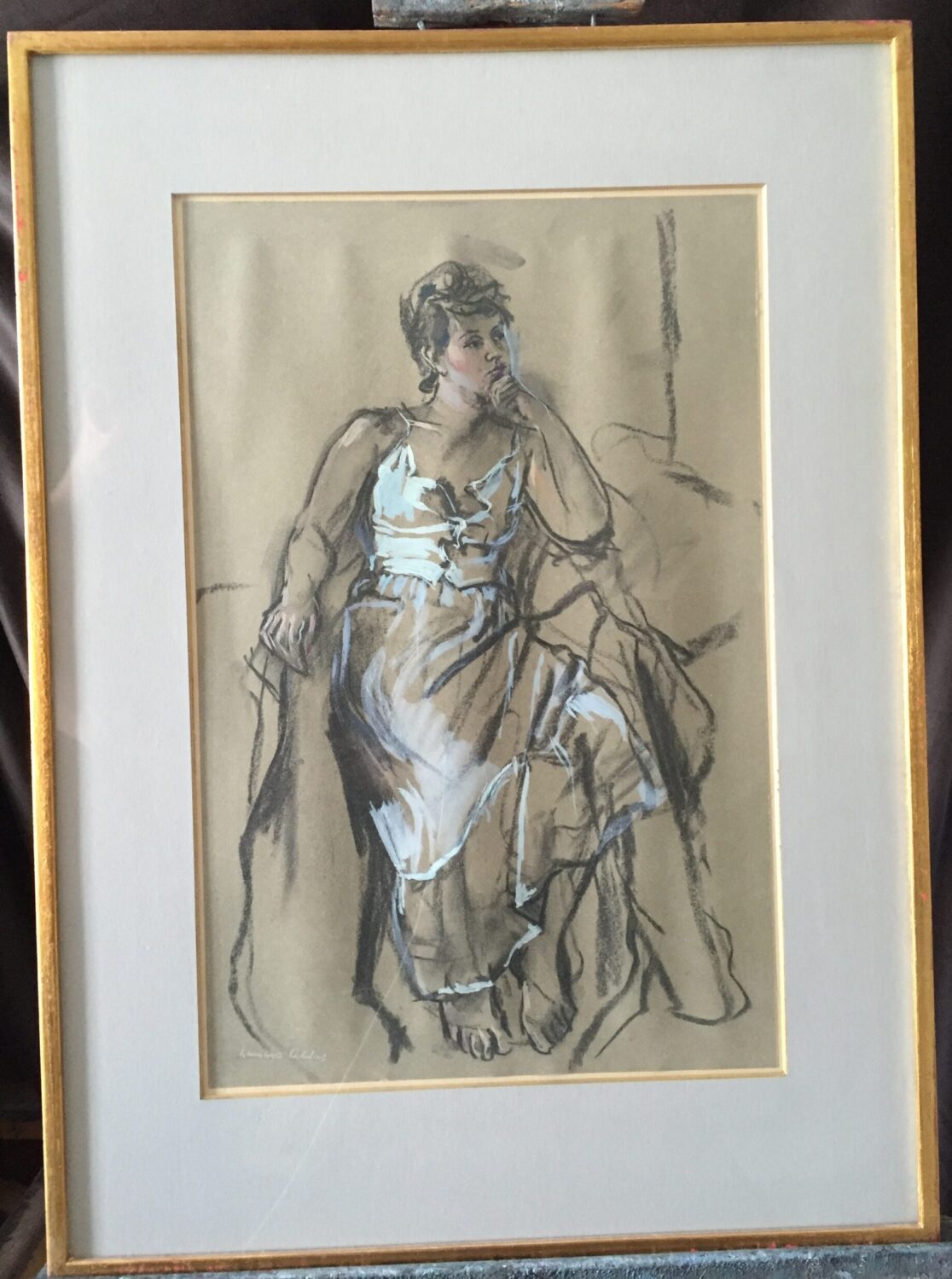 Female Figures — artwork by Lambro Ahlas