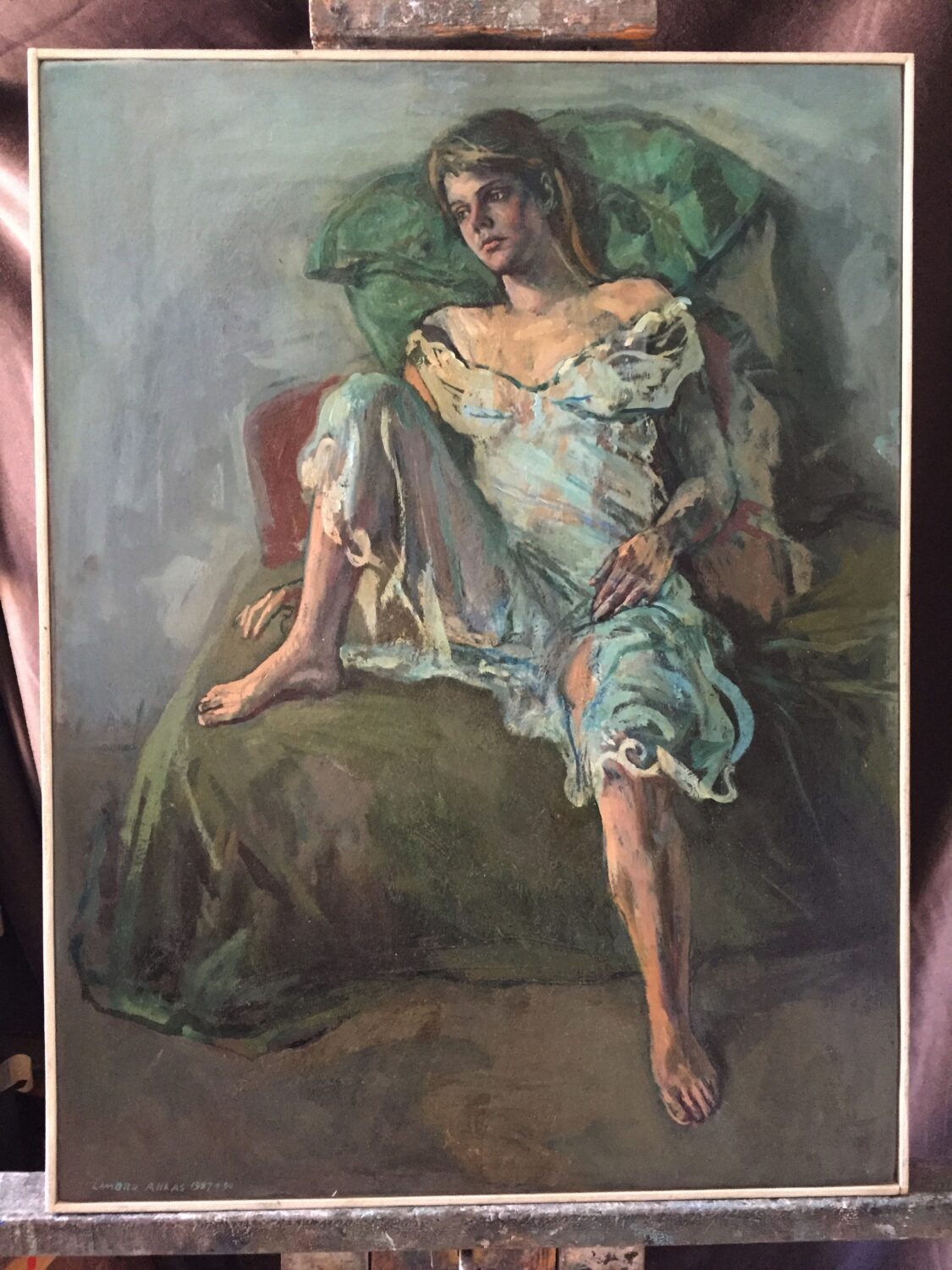 Female Figures — artwork by Lambro Ahlas
