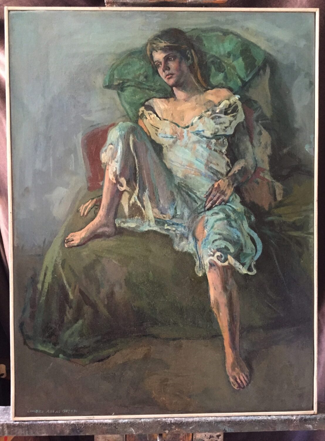 Female Figures — artwork by Lambro Ahlas