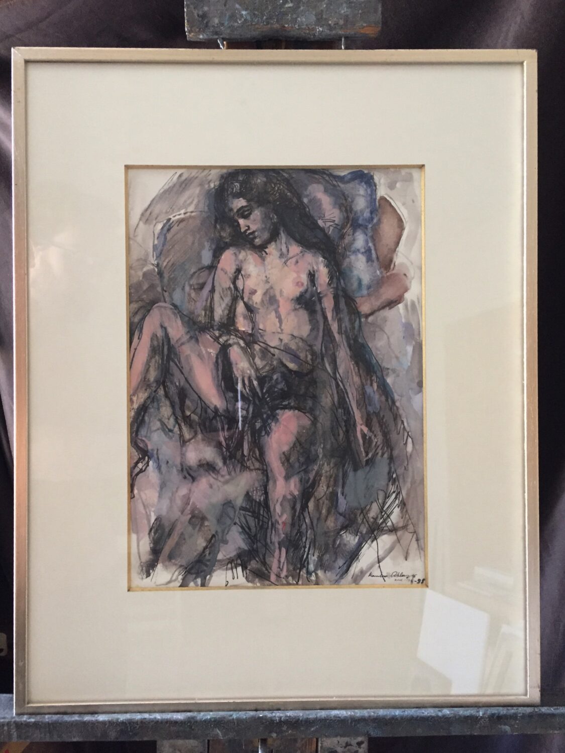 Female Figures — artwork by Lambro Ahlas