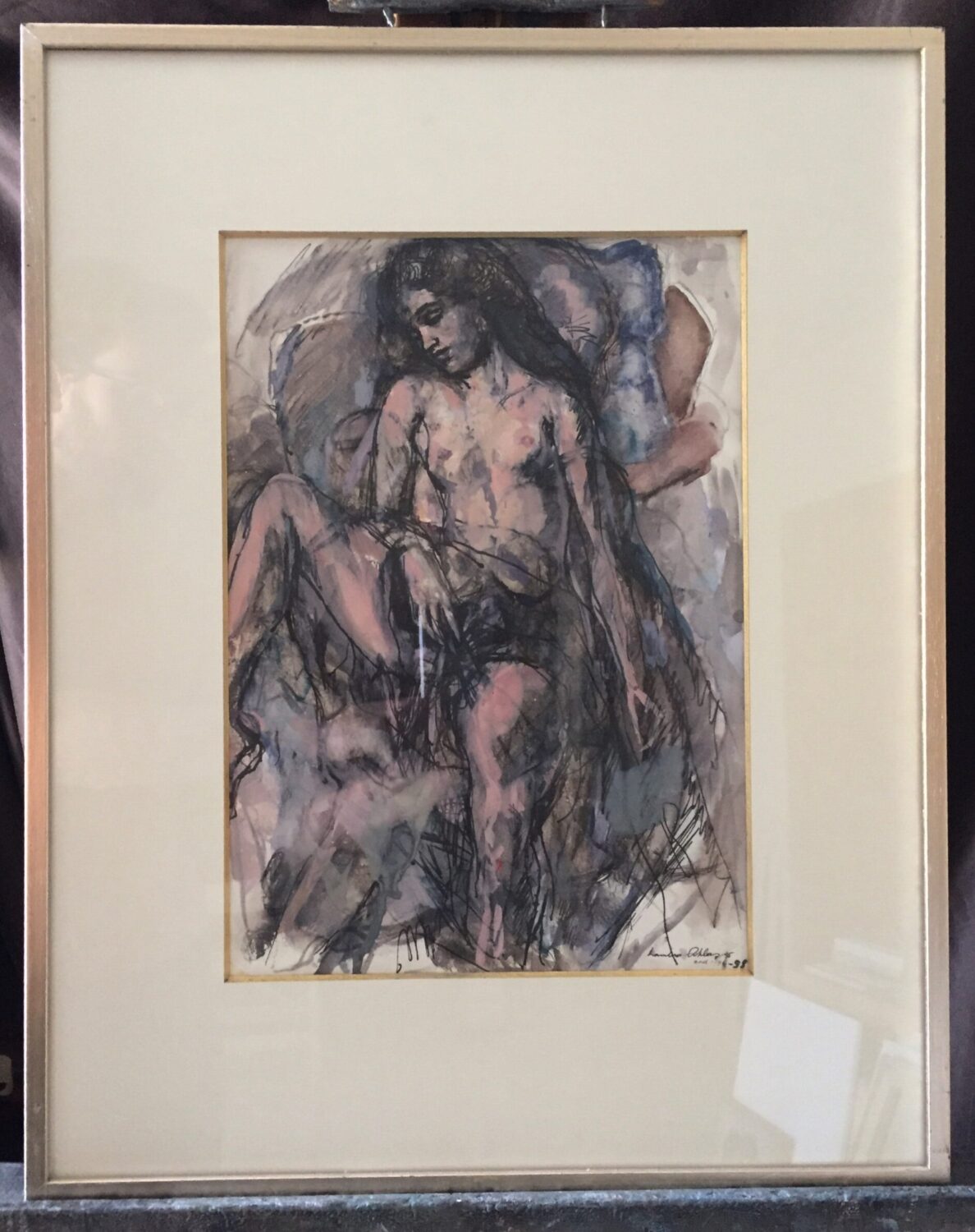 Female Figures — artwork by Lambro Ahlas