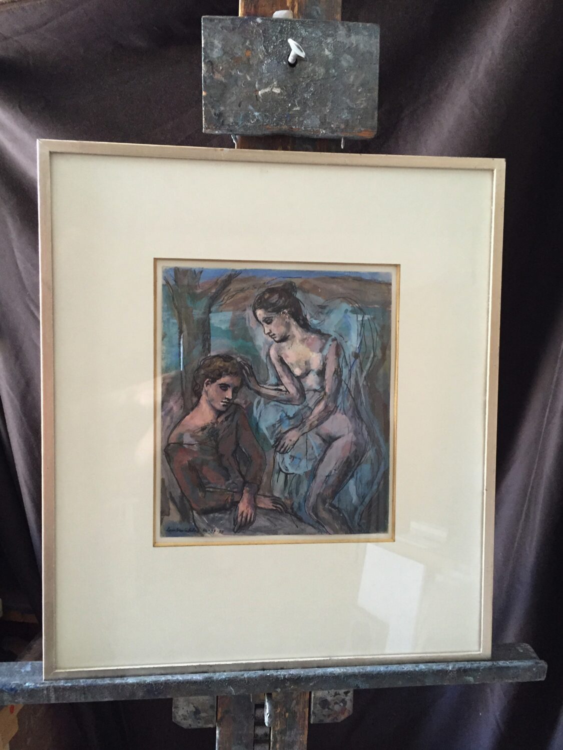 Female Figures — artwork by Lambro Ahlas